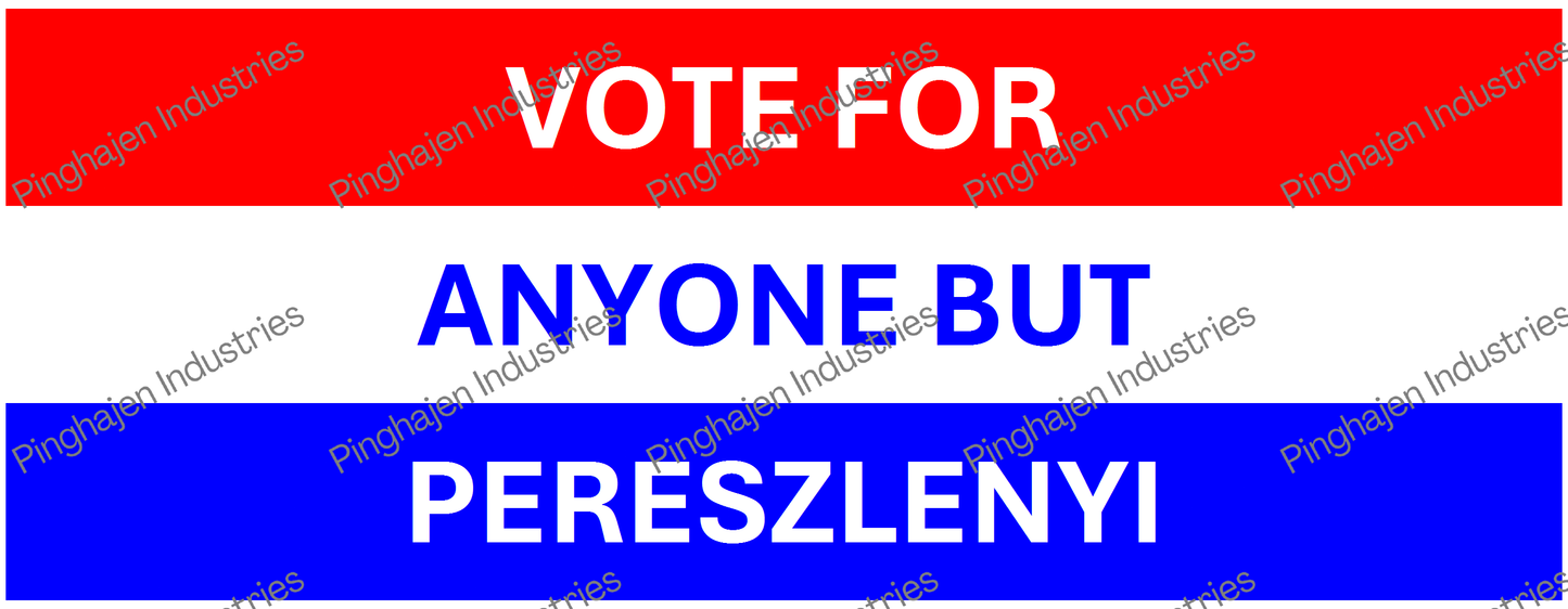 Vote for anyone but PERESZLENYI | White Glossy Mug
