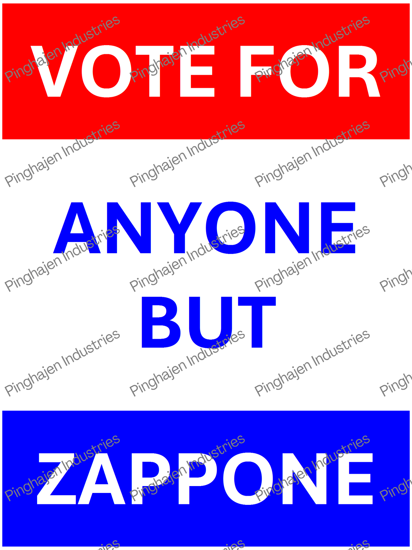 Vote for anyone but ZAPPONE | Unisex Classic Tee | Gildan 5000