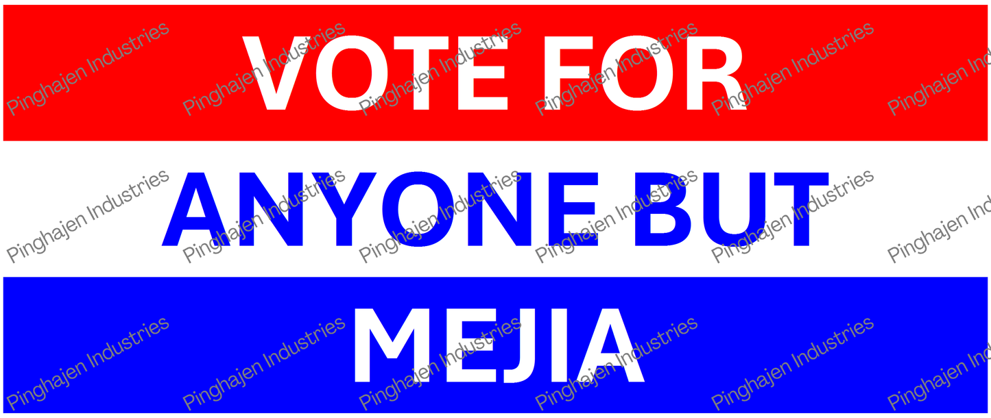 Vote for anyone but MEJIA | White Glossy Mug