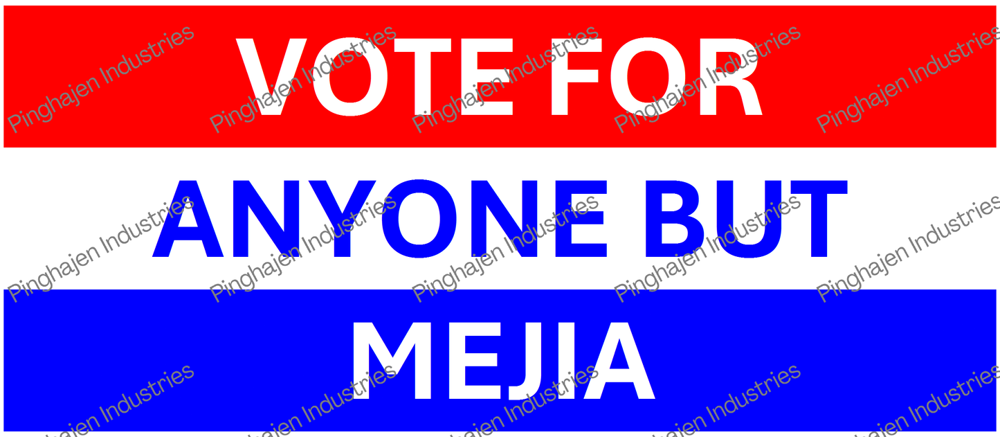 Vote for anyone but MEJIA | White Glossy Mug