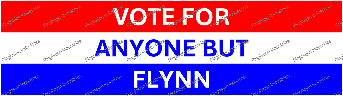 Vote for anyone but FLYNN | Kiss-Cut Stickers