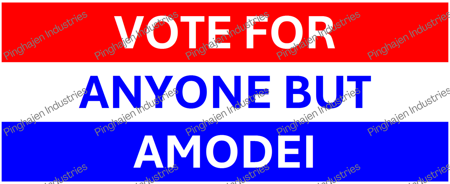 Vote for anyone but AMODEI | White Glossy Mug