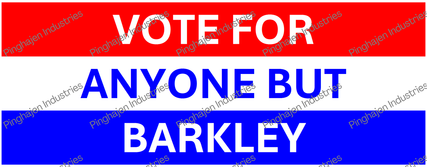 Vote for anyone but BARKLEY | White Glossy Mug
