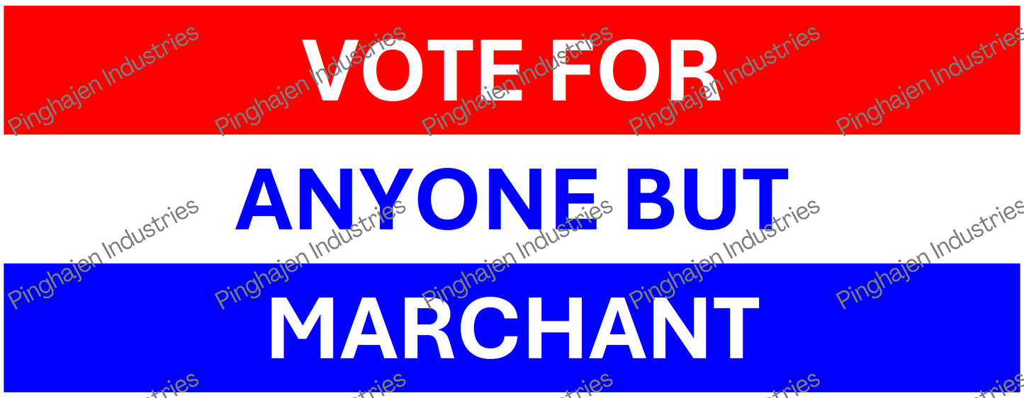 Vote for anyone but MARCHANT | White Glossy Mug
