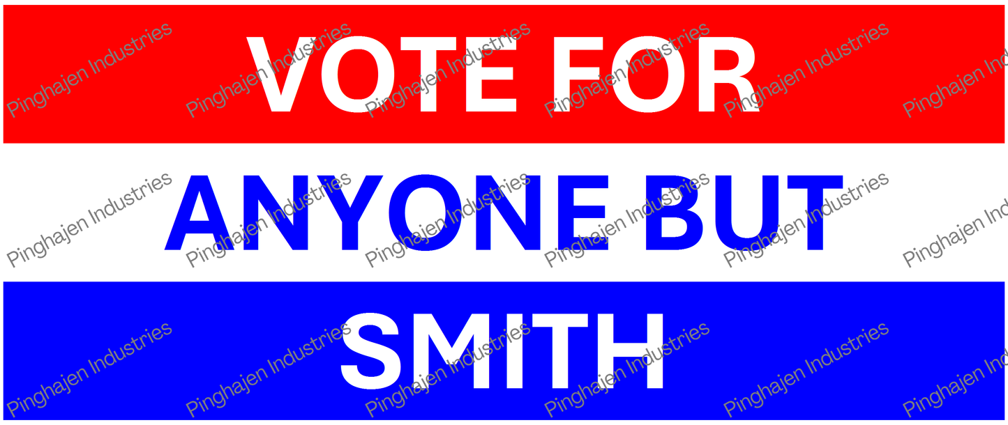 Vote for anyone but SMITH | White Glossy Mug