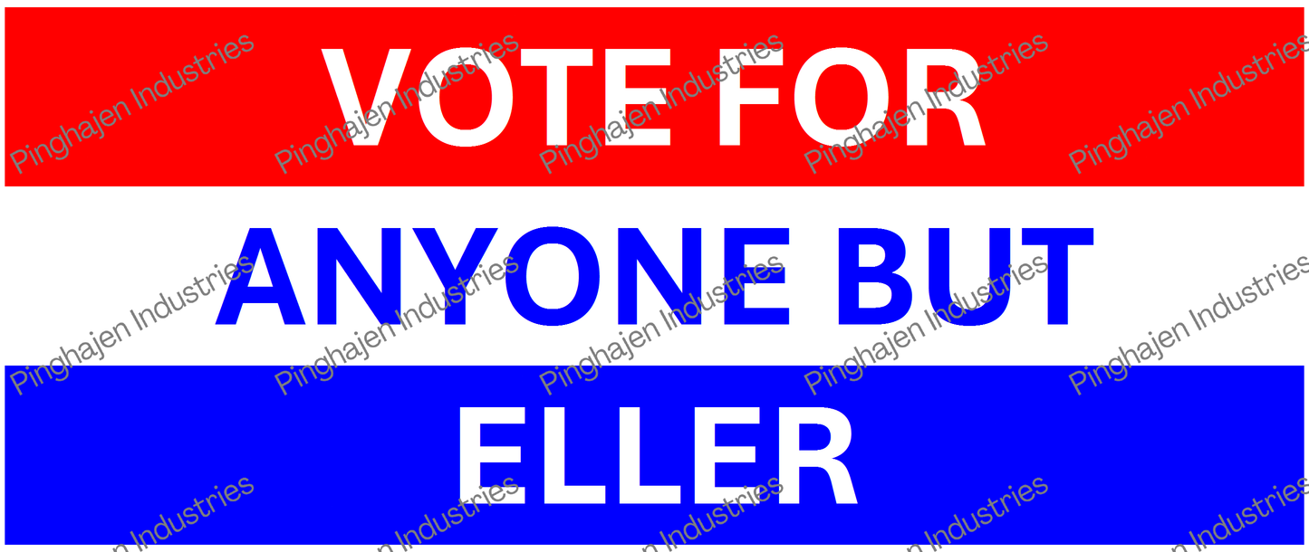 Vote for anyone but ELLER | White Glossy Mug
