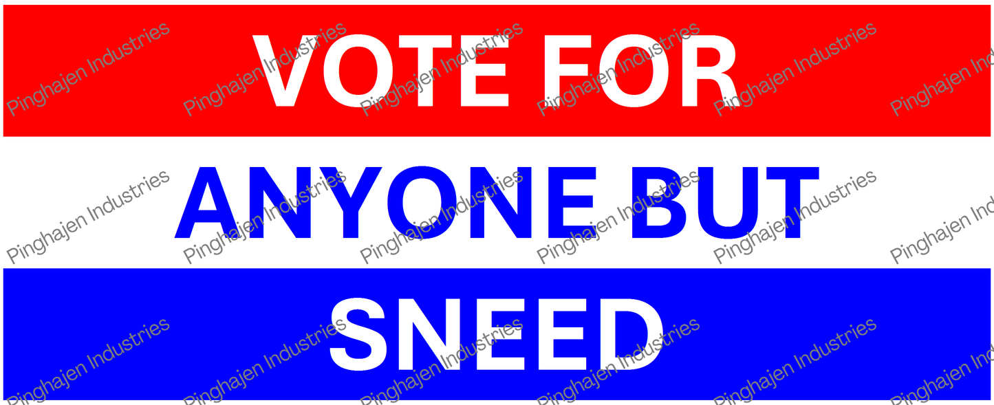 Vote for anyone but SNEED | White Glossy Mug