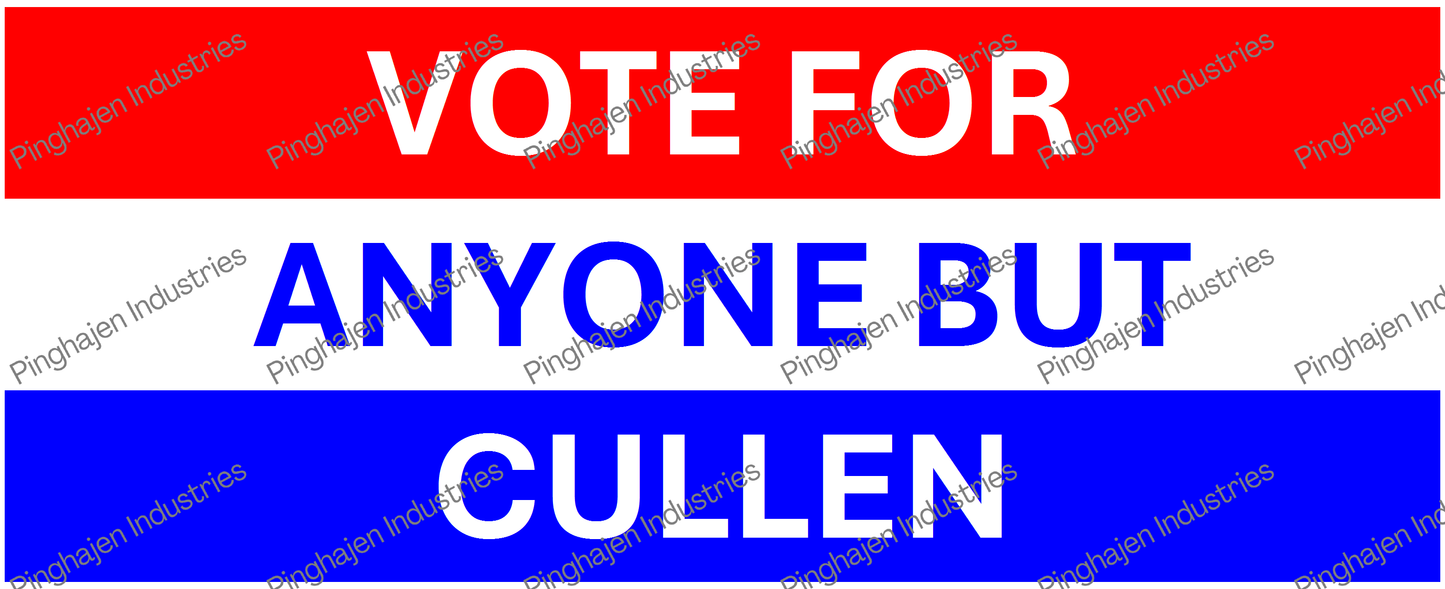Vote for anyone but CULLEN | White Glossy Mug