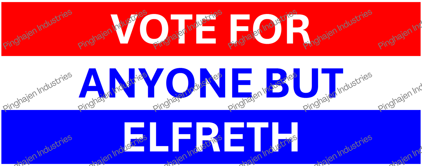 Vote for anyone but ELFRETH | White Glossy Mug