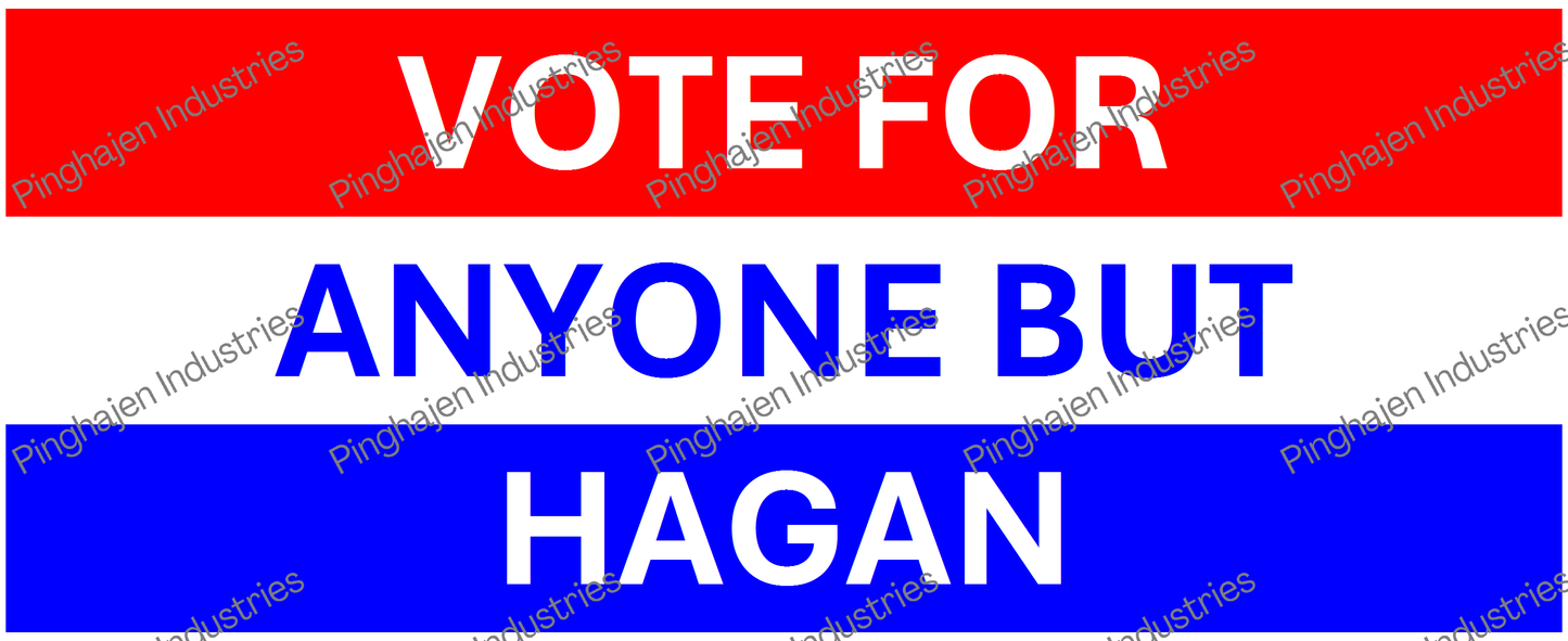 Vote for anyone but HAGAN | White Glossy Mug