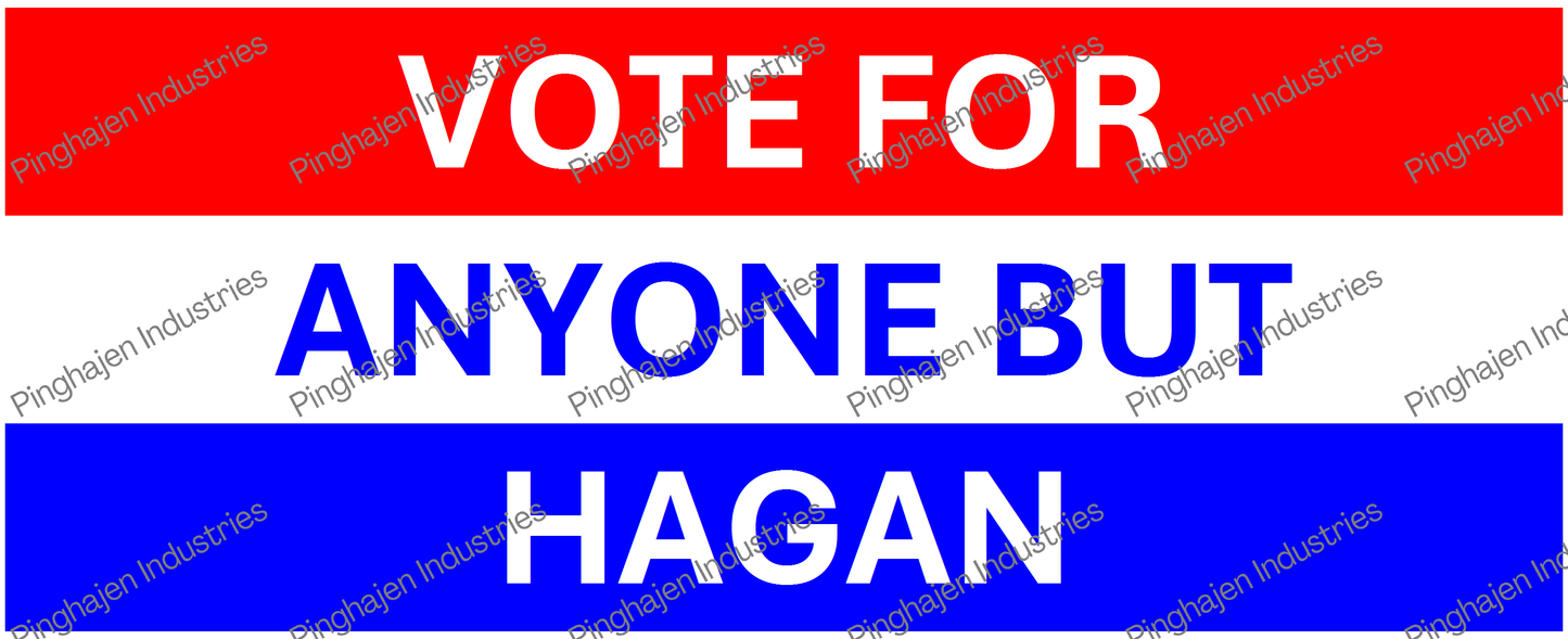 Vote for anyone but HAGAN | White Glossy Mug