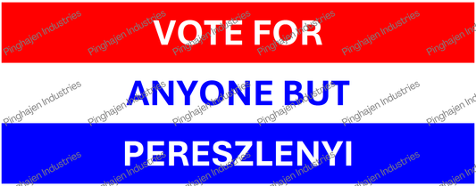 Vote for anyone but PERESZLENYI | White Glossy Mug