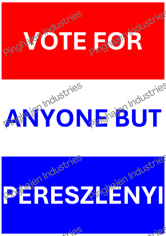 Vote for anyone but PERESZLENYI | Hardcover Bound Notebook | JournalBook®