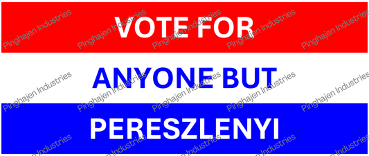 Vote for anyone but PERESZLENYI | White Glossy Mug