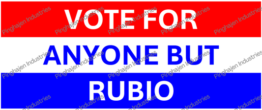 Vote for anyone but RUBIO | White Glossy Mug