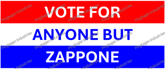 Vote for anyone but ZAPPONE | White Glossy Mug