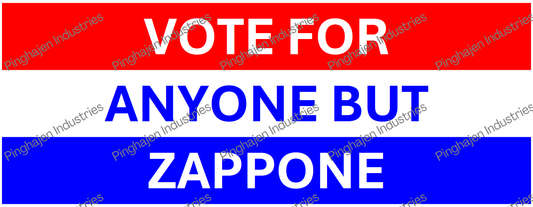 Vote for anyone but ZAPPONE | White Glossy Mug