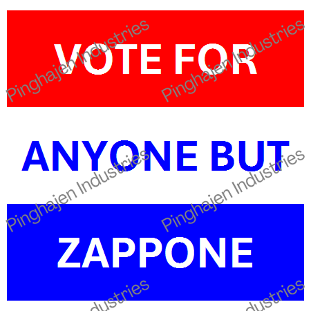 Vote for anyone but ZAPPONE | Unisex Classic Tee | Gildan 5000