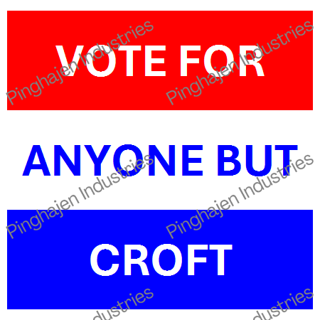 Vote for anyone but CROFT | Unisex Classic Tee | Gildan 5000