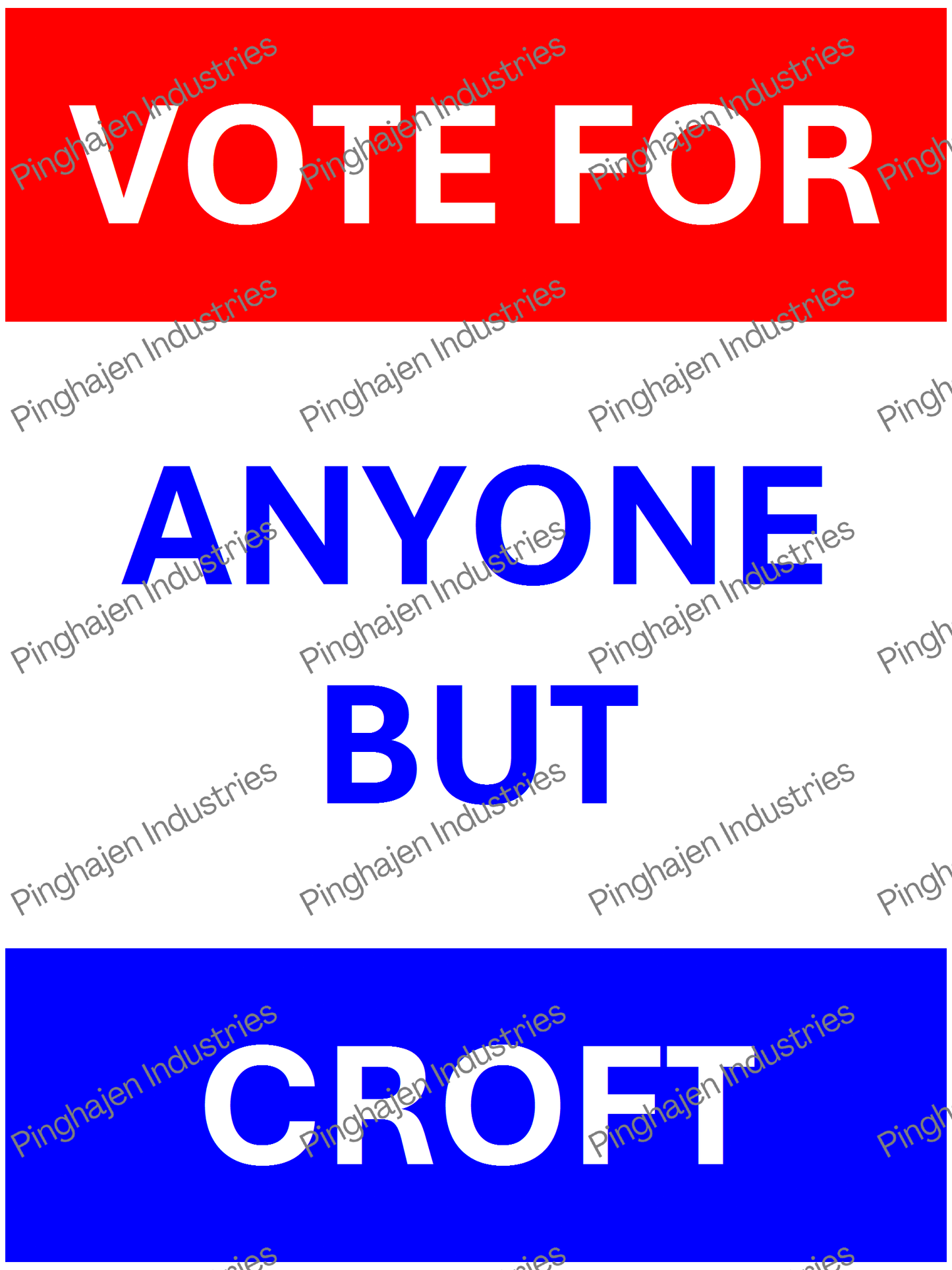 Vote for anyone but CROFT | Unisex Classic Tee | Gildan 5000