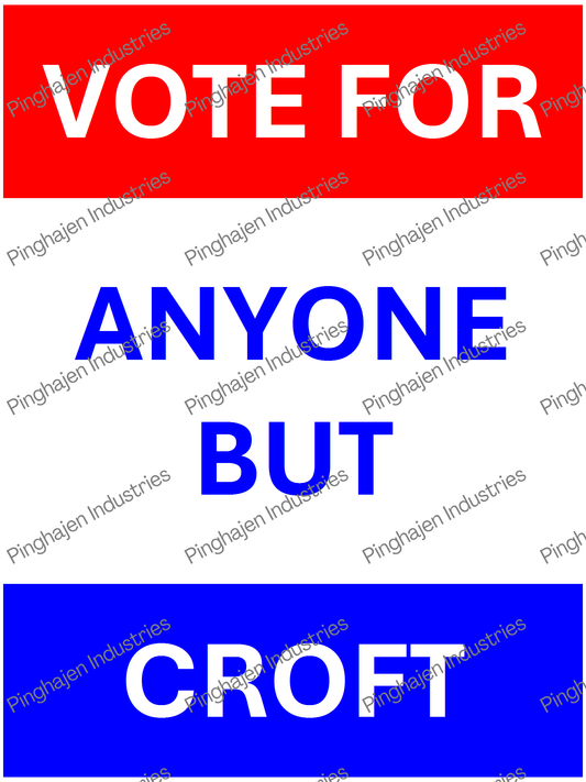 Vote for anyone but CROFT | Unisex Classic Tee | Gildan 5000