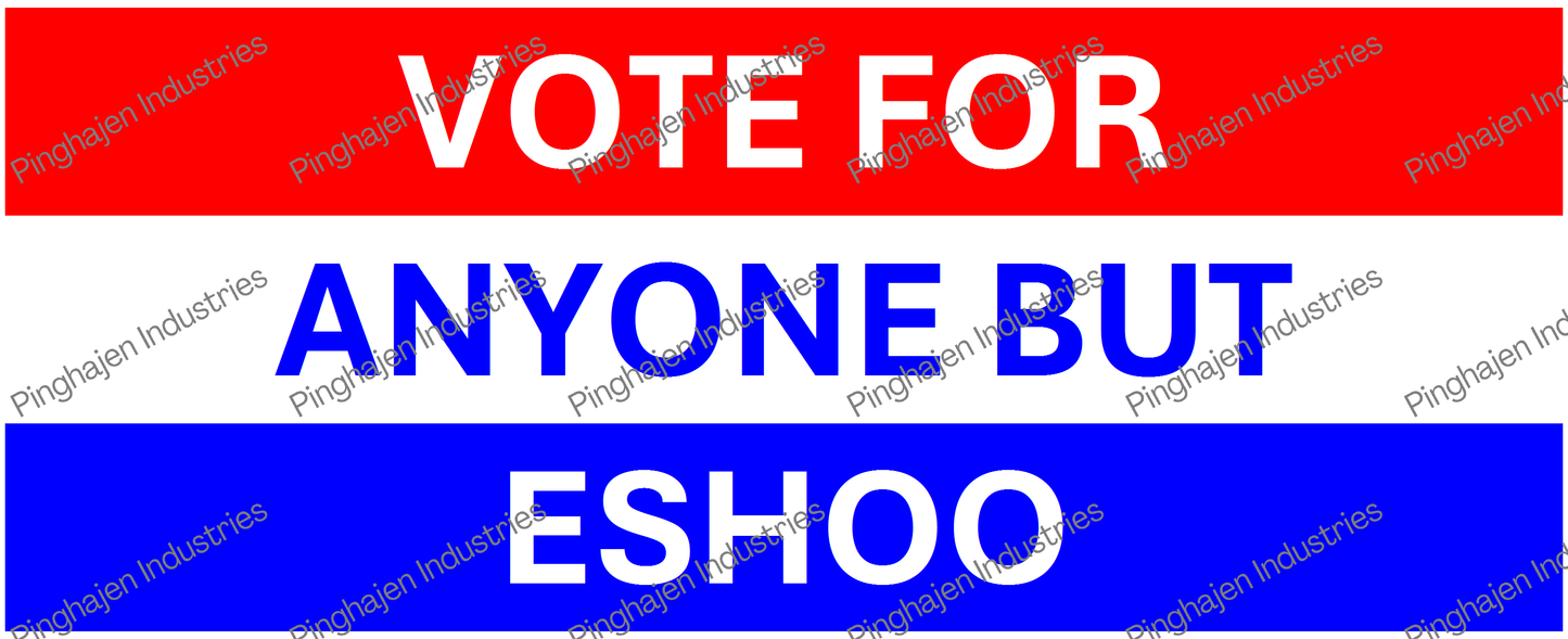 Vote for anyone but ESHOO | White Glossy Mug