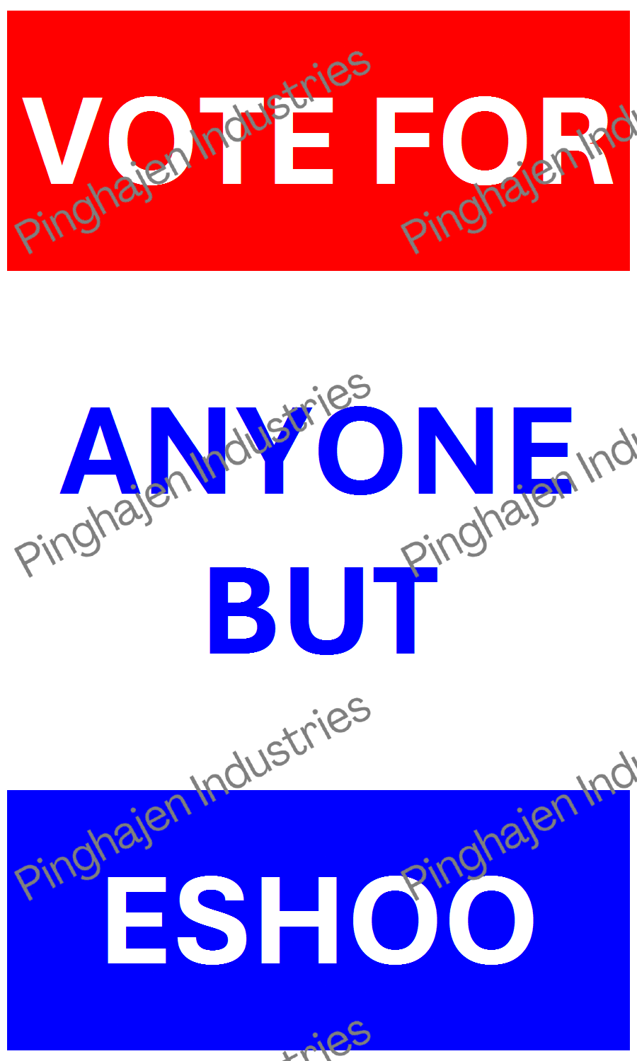 Vote for anyone but ESHOO | Hardcover Bound Notebook | JournalBook®