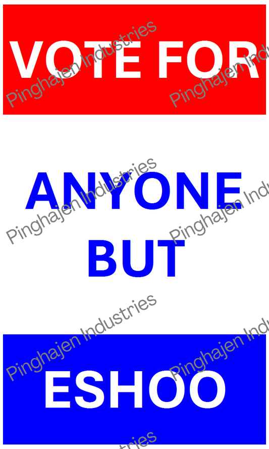 Vote for anyone but ESHOO | Hardcover Bound Notebook | JournalBook®