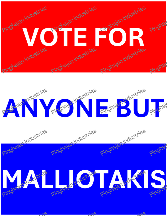 Vote for anyone but MALLIOTAKIS | Unisex Classic Tee | Gildan 5000