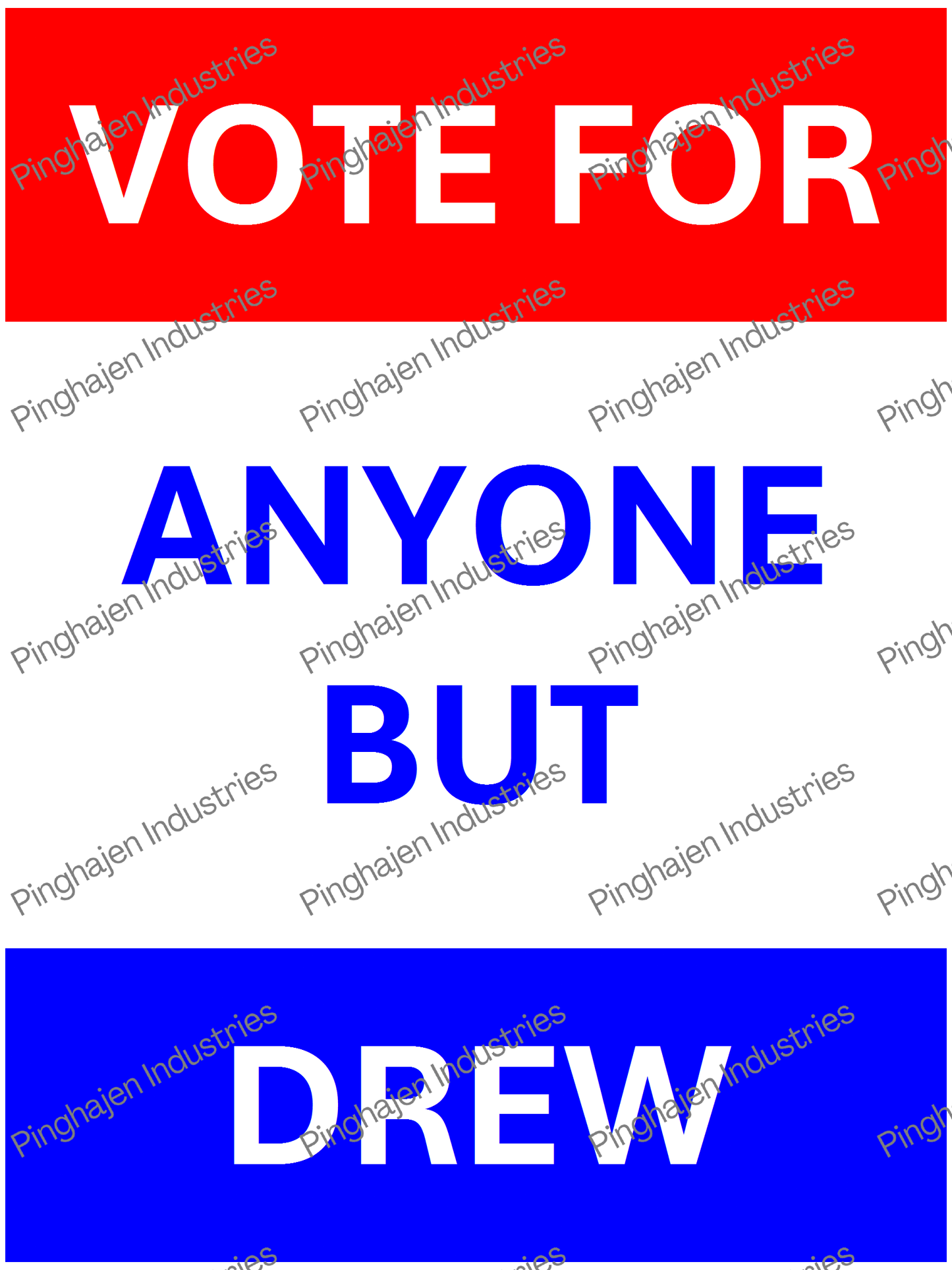 Vote for anyone but DREW | Unisex Classic Tee | Gildan 5000