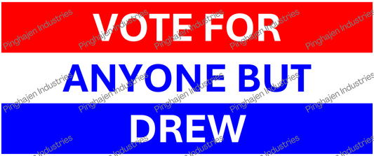 Vote for anyone but DREW | White Glossy Mug