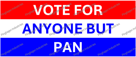 Vote for anyone but PAN | White Glossy Mug