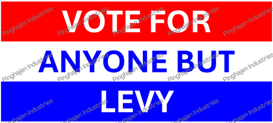 Vote for anyone but LEVY | White Glossy Mug