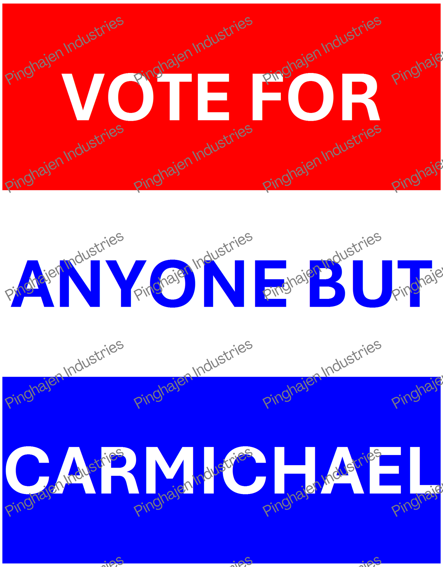 Vote for anyone but CARMICHAEL | Unisex Classic Tee | Gildan 5000