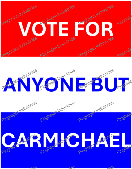 Vote for anyone but CARMICHAEL | Unisex Classic Tee | Gildan 5000