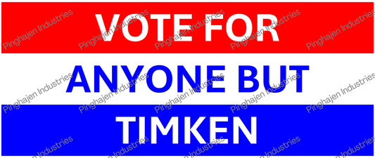 Vote for anyone but TIMKEN | White Glossy Mug