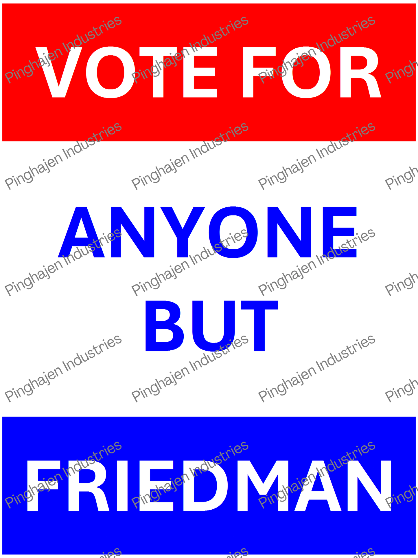 Vote for anyone but FRIEDMAN | Unisex Classic Tee | Gildan 5000