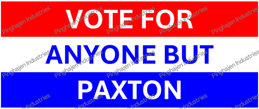 Vote for anyone but PAXTON | White Glossy Mug