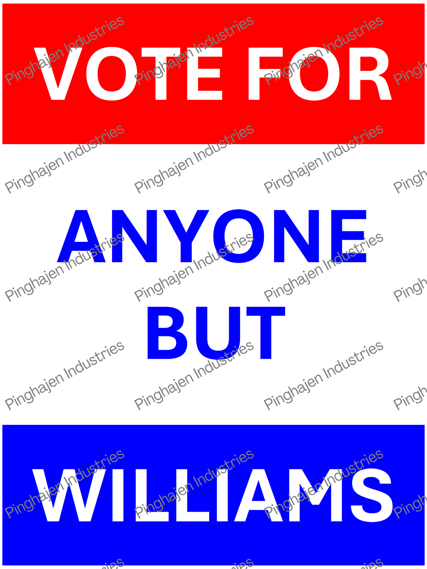 Vote for anyone but WILLIAMS | Unisex Classic Tee | Gildan 5000