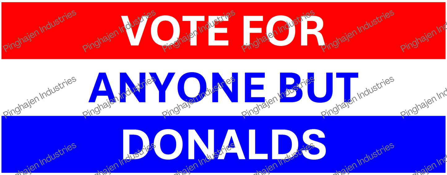Vote for anyone but DONALDS | White Glossy Mug