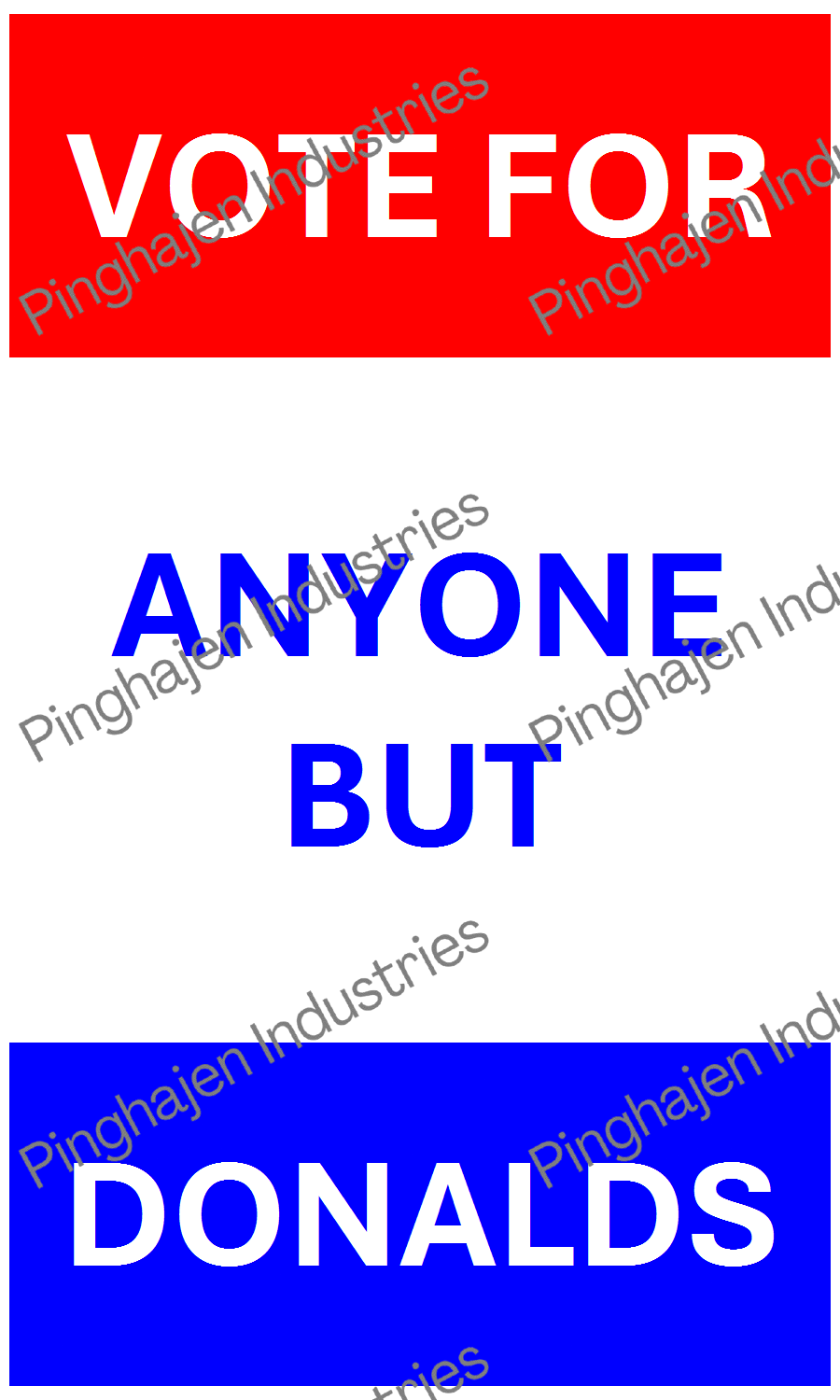 Vote for anyone but DONALDS | Hardcover Bound Notebook | JournalBook®