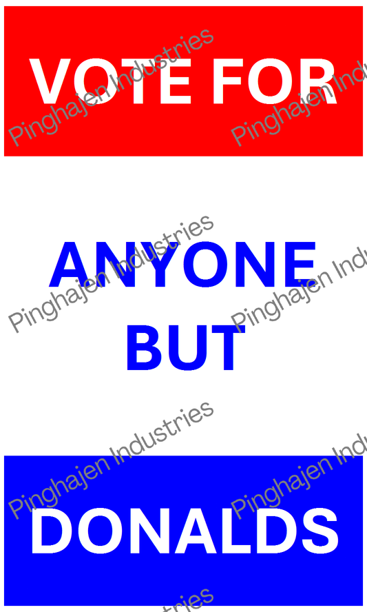 Vote for anyone but DONALDS | Hardcover Bound Notebook | JournalBook®