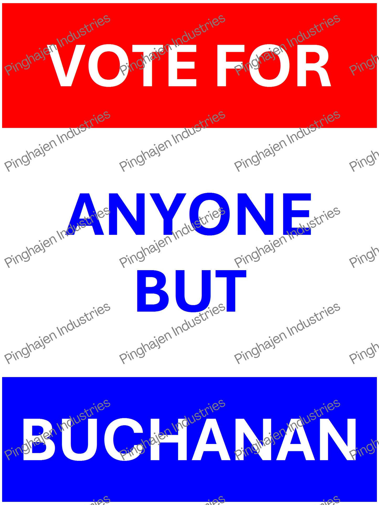 Vote for anyone but BUCHANAN | Unisex Classic Tee | Gildan 5000