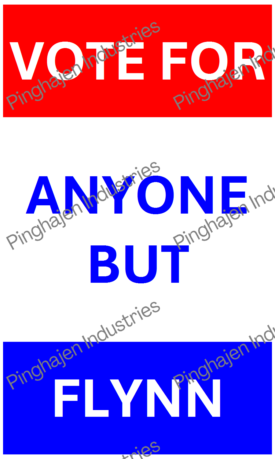 Vote for anyone but FLYNN | Hardcover Bound Notebook | JournalBook®