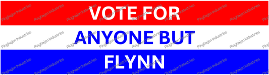 Vote for anyone but FLYNN | Kiss-Cut Stickers