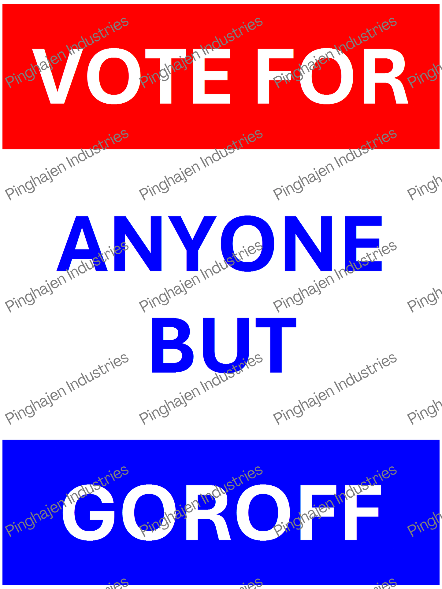 Vote for anyone but GOROFF | Unisex Classic Tee | Gildan 5000