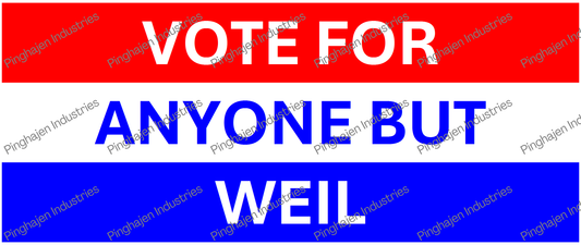 Vote for anyone but WEIL | White Glossy Mug