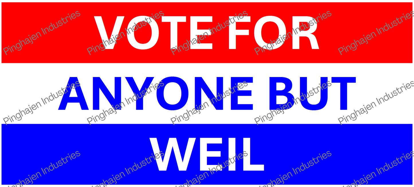 Vote for anyone but WEIL | White Glossy Mug
