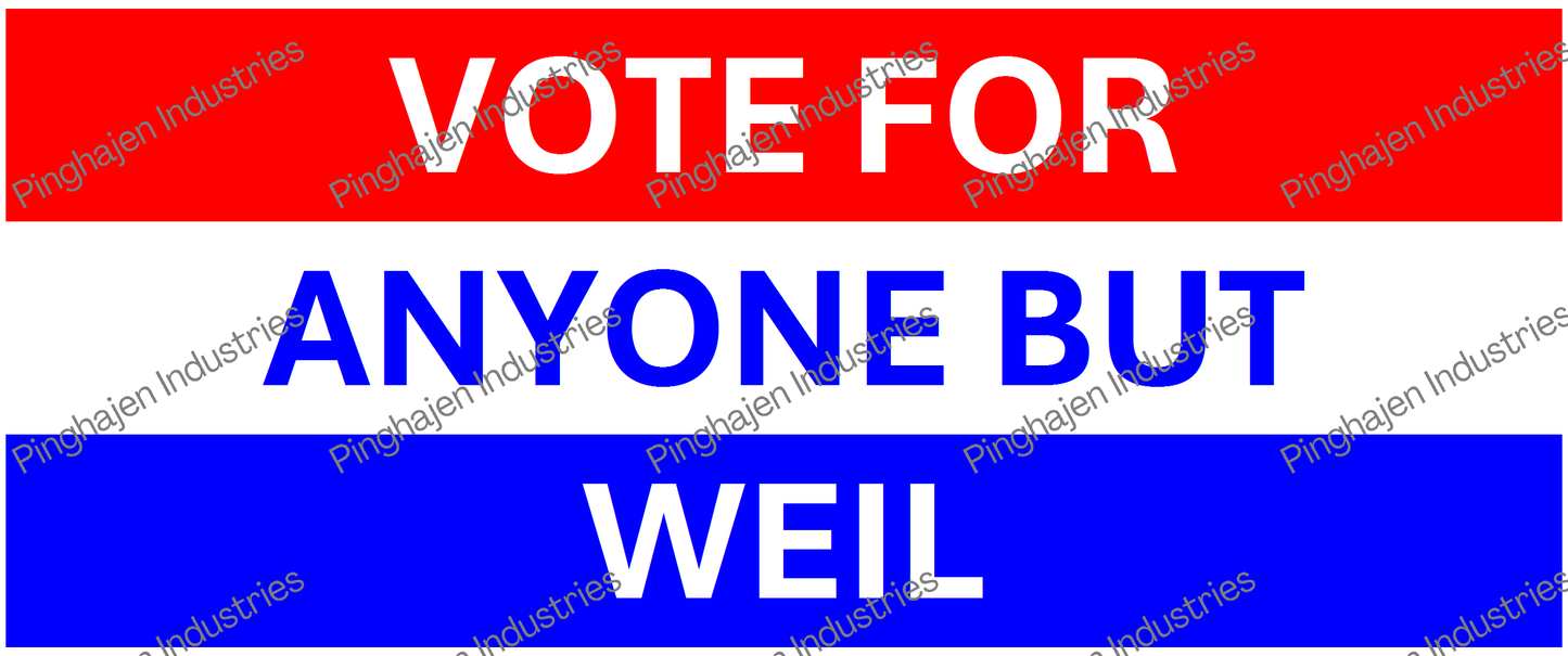 Vote for anyone but WEIL | White Glossy Mug