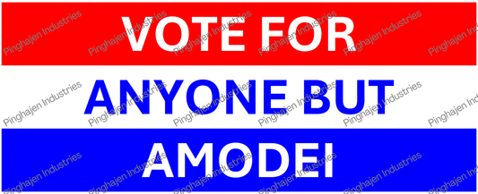 Vote for anyone but AMODEI | White Glossy Mug